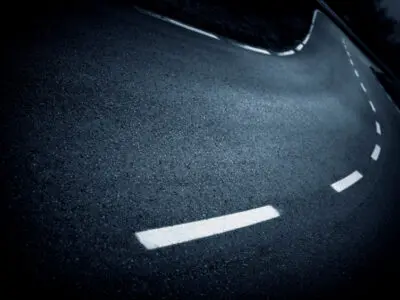 dark winding highway