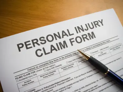 personal injury claim form