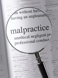 malpractice definition through a magnifying glass